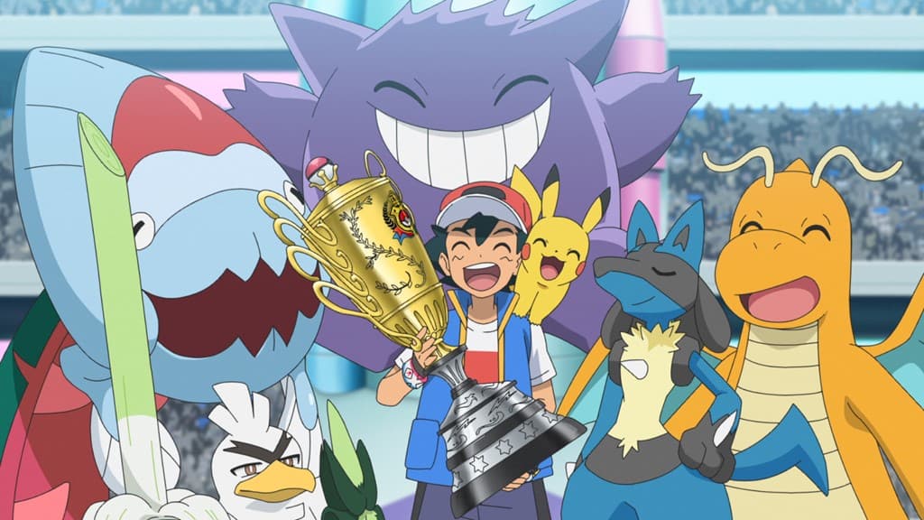 Video – Witness the epic moment Ash Ketchum becomes World Champion in this official clip from Pokémon Ultimate Journeys: The Series
