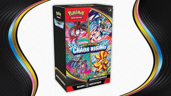 Pokémon TCG: Mega Evolution—Chaos Rising Booster Bundle revealed and will be released May 22 in stores and at the official Pokémon Center