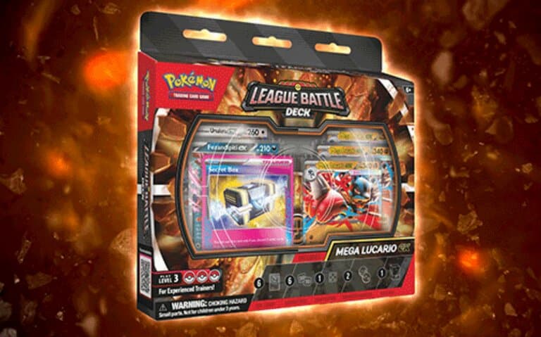 Pokémon TCG: Mega Lucario ex League Battle Deck revealed and will be released May 22 in stores and at the official Pokémon Center