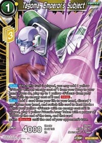 Tagoma, Emperor’s Subject