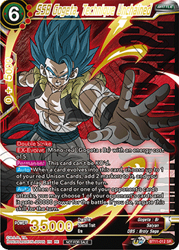 SSB Gogeta, Technique Unchained