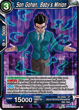 Son Gohan, Baby's Minion