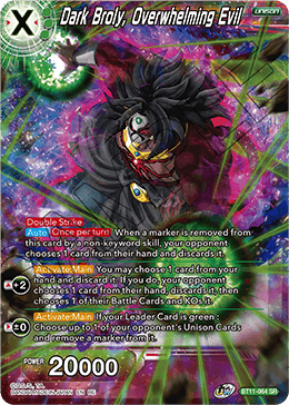 Dark Broly, Overwhelming Evil