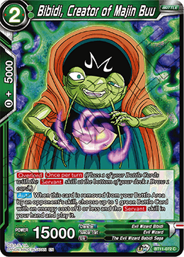 Bibidi, Creator of Majin Buu