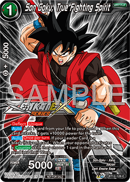 Son Goku, True Fighting Spirit