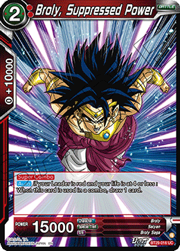 Broly, Suppressed Power