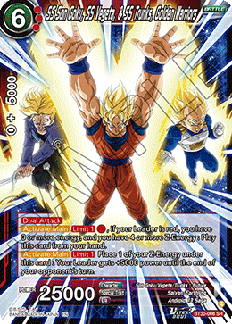 SS Son Goku, SS Vegeta, & SS Trunks, Golden Warriors