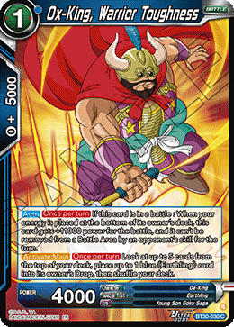 Ox-King, Warrior Toughness