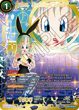 Bulma, Opening Chapter