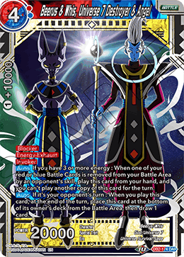 Beerus & Whis, Universe 7 Destroyer & Angel