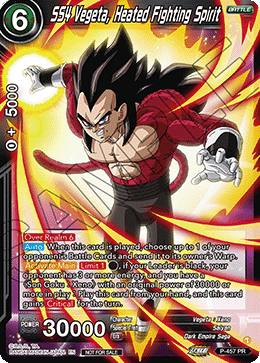 SS4 Vegeta, Heated Fighting Spirit
