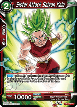 Sister Attack Saiyan Kale